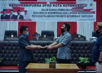 DPRD Kotamobagu Gelar Paripurna LKPJ Tahap II