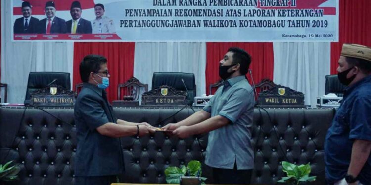 DPRD Kotamobagu Gelar Paripurna LKPJ Tahap II
