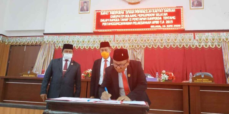 DPRD Laksanakan Paripurna Tahap II Pertanggungjawaban APBD 2019