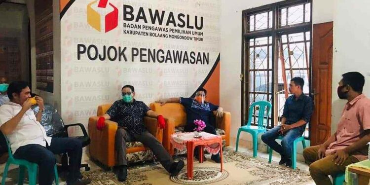 Bawaslu Boltim Terima Kunjungan Bawaslu Sulut