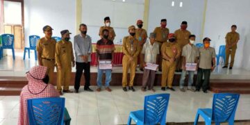 Pemilik 16 Unit Rumah Terdampak Musibah Angin Puting Beliung Terima Bantuan dari Pemda Bolsel
