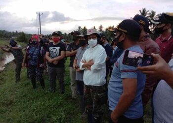10 Desa Terdampak Banjir di Bolmong, Yasti Langsung Pastikan BPJN Segera Buat Jembatan Darurat di Kosio