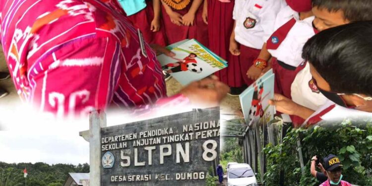 Tim Disdik Lalui Medan Extrem Kunjungi Sekolah di Pelosok Bolmong