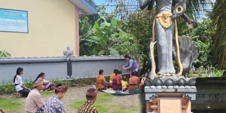 Dewi Saraswati Simbol Ilmu Pengetahuan, Setahun Dua Kali Siswa Werdhi Agung Bermunajat Kepadanya