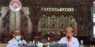 Bupati Bolsel dan Gubernur Gorontalo Bahas Strategi Pencegahan Pandemi Covid-19