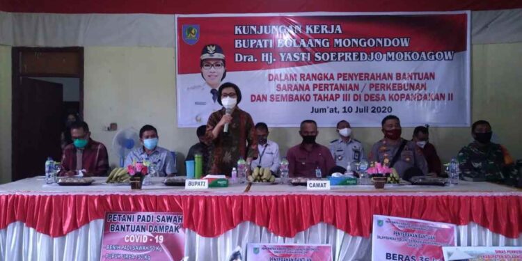 Salurkan Bantuan Sembako Tahap Tiga, Yasti: Rakyat Saya Tak Boleh Kelaparan
