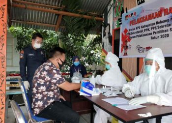 782 Jajaran KPU Boltim Non Reaktif Covid-19