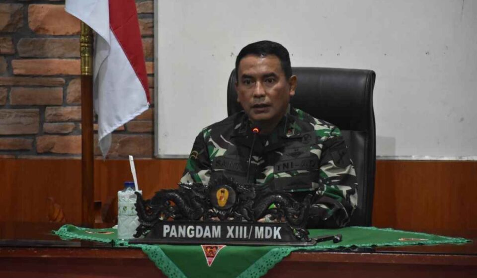 Pangdam XIII/Merdeka Kunjungi Yonif 711/Raksatama