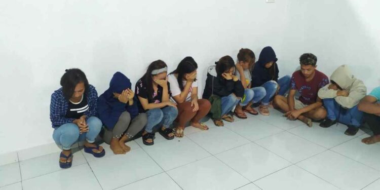 Razia Malam Minggu, 30 Sepeda Motor dan 25 Remaja Mabuk Diamankan Polres Kotamobagu