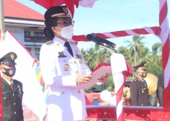 Upacara Peringatan HUT Proklamasi ke-75 RI di Bolmong Berlangsung Khidmat