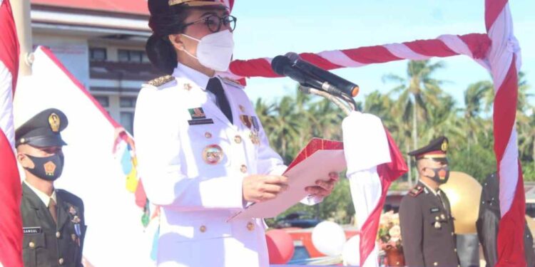 Upacara Peringatan HUT Proklamasi ke-75 RI di Bolmong Berlangsung Khidmat