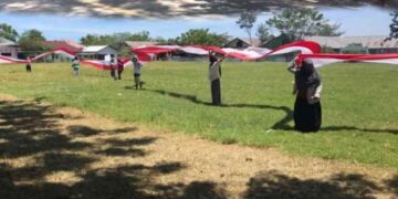 Pekik Merdeka, Merah Putihku Berkibar Gagah Berani