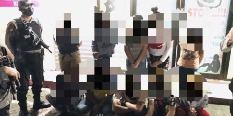 Diduga Terlibat Prostitusi Online, Delapan Remaja di Kotamobagu Diamankan Tim Anoa