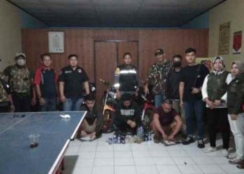 Pesta Miras, 3 Pemuda Diamankan Dalam Operasi KRYD Polsek Kotamobagu