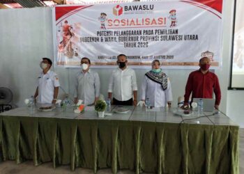 Humagi Buka Sosialisasi Potensi Pelanggaran Pada Pilgub Sulut 2020