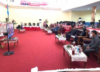 Bupati Yasti, DPRD dan Forkopimda Bolmong Dengarkan Pidato Kenegaraan Presiden Jokowi