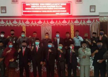 DPRD Bolsel Ikuti Pidato Kenegaraan Presiden Secara Virtual