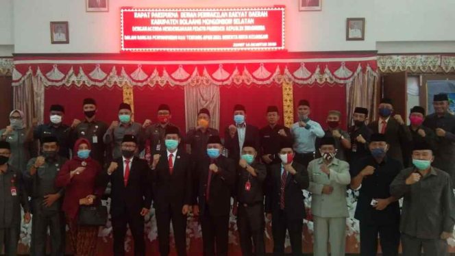 
DPRD Bolsel Ikuti Pidato Kenegaraan Presiden Secara Virtual