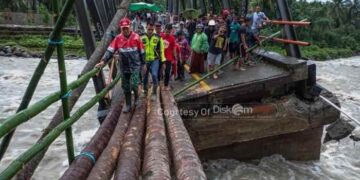 Motor Sudah Bisa Lewati Jembatan Darurat Bakida dan Sinandaka