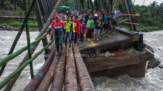 
Motor Sudah Bisa Lewati Jembatan Darurat Bakida dan Sinandaka