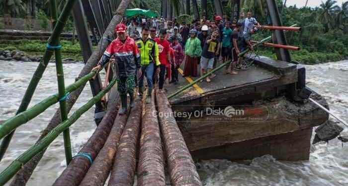 Motor Sudah Bisa Lewati Jembatan Darurat Bakida dan Sinandaka