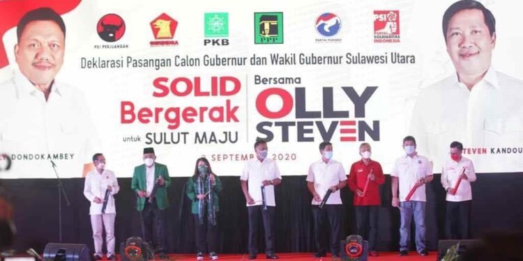 Empat Kepala Daerah di BMR Masuk Tim Kampanye Olly- Steven