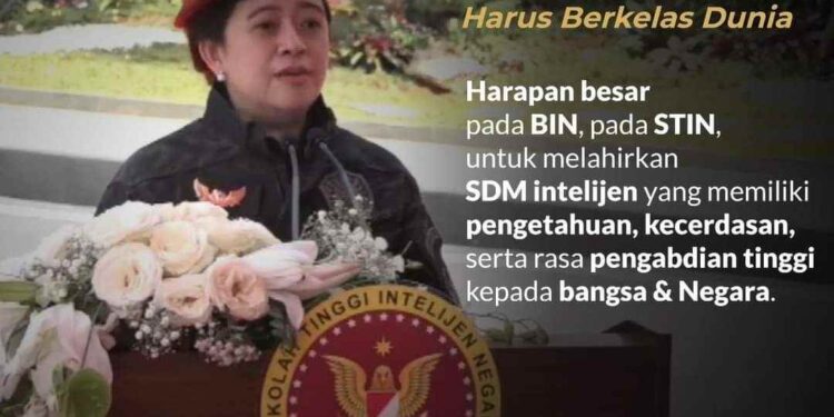 Puan Berharap STIN Lahirkan Intelijen Berkelas Dunia