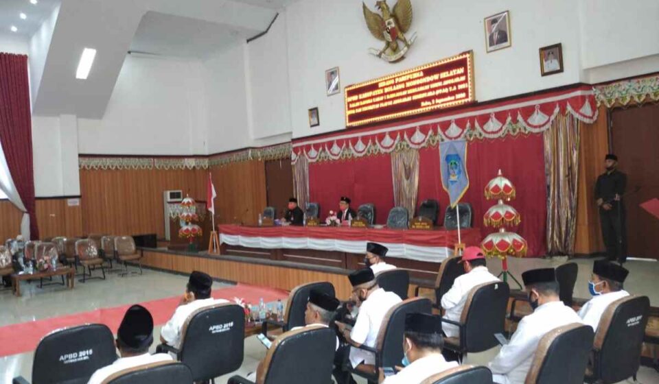 DPRD Laksanakan Paipurna Tahap I Rancangan KUA-PPAS 2021