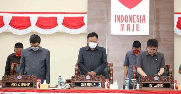 Gubernur Olly Hadiri Rapat Paripurna Penandatanganan MoU KUA-PPAS APBDP 2020