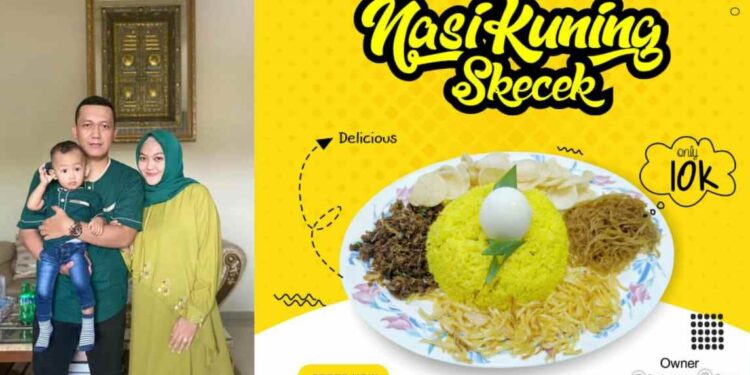 Suka Jajan Kuliner, Rezky Bangun Bisnis Nasi Kuning Skecek