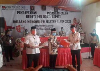 BERKAH Sangat Siap Menang di Pilkada Bolsel, Mendaftar Pertama dan Diantar Ribuan Pendukung
