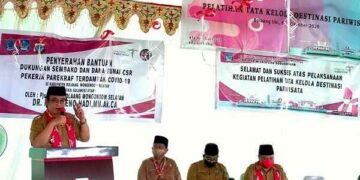 Pjs Bupati Bolsel Praseno Hadi Sampaikan 3 Hal Penting untuk Pengelolaan Wisata Bolsel