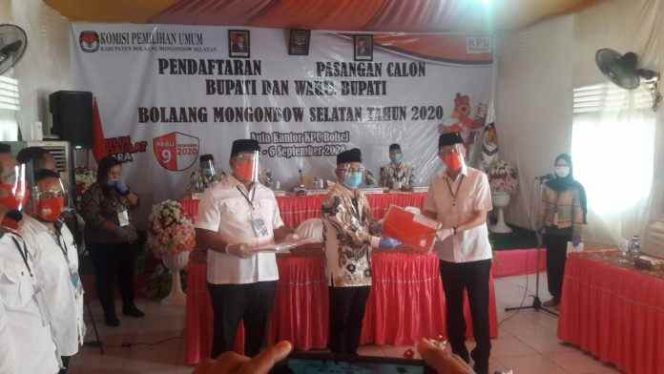 
Paling Siap Hadapi Pilkada Bolsel, Pasangan BERKAH Resmi Mendaftar