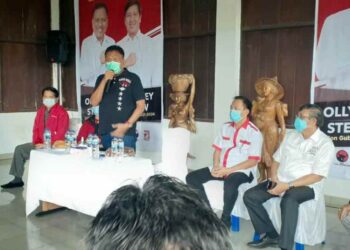 Olly Dondokambey Tatap Muka Dengan DPD Permata Tomohon