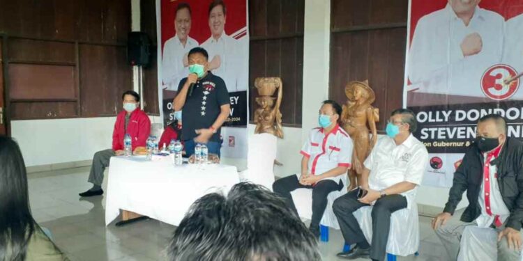 Olly Dondokambey Tatap Muka Dengan DPD Permata Tomohon