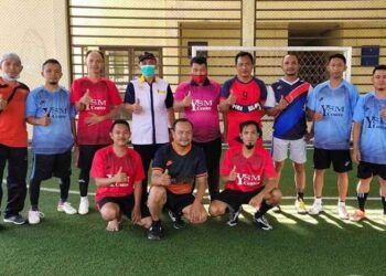 Pererat Silaturahmi dengan Insan Pers, Pemkab Bolmong Gelar Pertandingan Futsal dan Catur