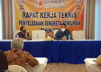 Bawaslu Sulut Gelar Rakernis Penyelesaian Sengketa Pemilihan