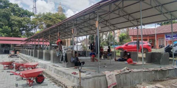 Tempati Pasar Kuliner Pedagang Harus Komitmen Cegah Penyebaran Covid-19