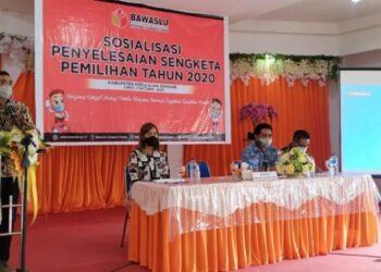Bawaslu Sulut Sosialisasikan Penyelesaian Sengketa Pilkada di Kepulauan Sangihe
