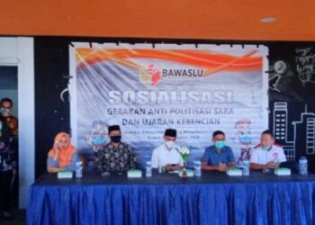 Bawaslu Sulut Sosialisasikan Anti Politisasi SARA dan Ujaran Kebencian di Bolmut