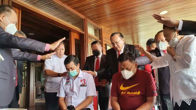 
 Petinggi Majelis Daerah GPDI Sulut Doakan Olly-Steven Sukses di Pilgub 2020