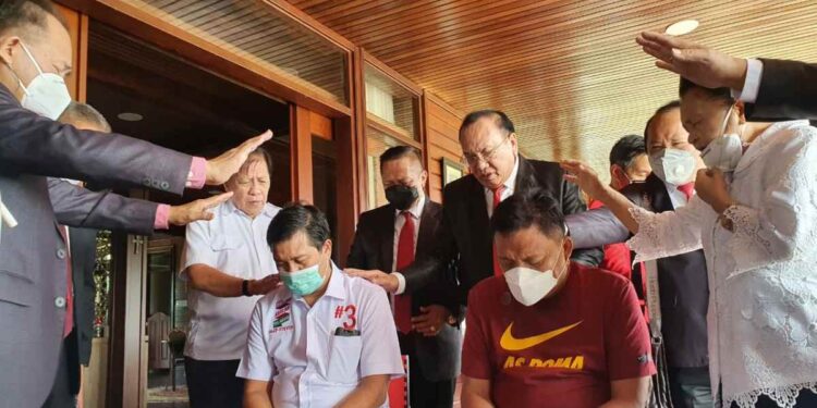 Petinggi Majelis Daerah GPDI Sulut Doakan Olly-Steven Sukses di Pilgub 2020
