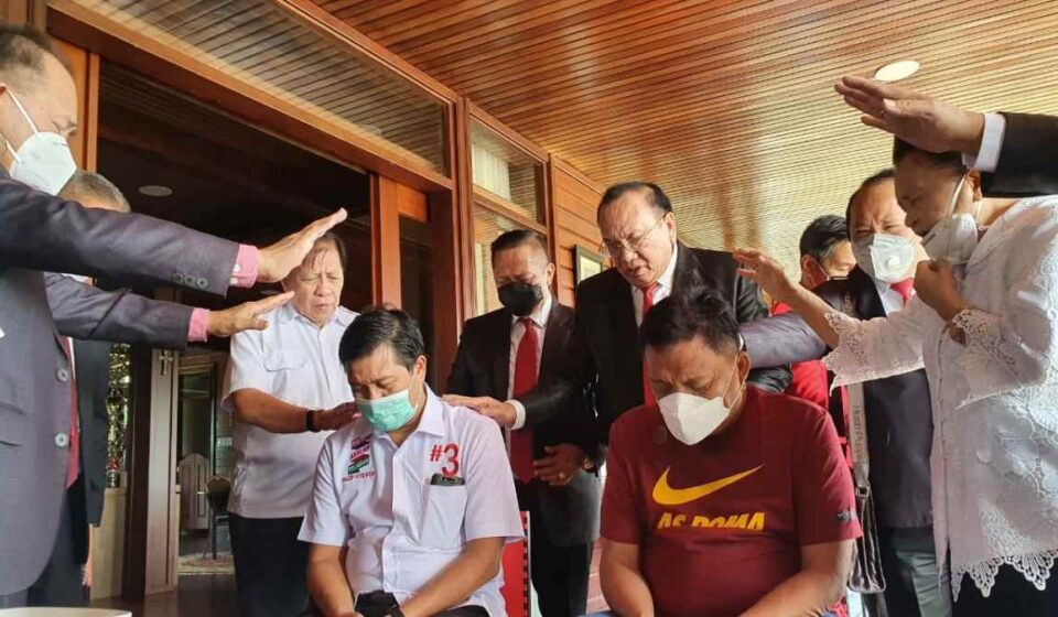 Petinggi Majelis Daerah GPDI Sulut Doakan Olly-Steven Sukses di Pilgub 2020