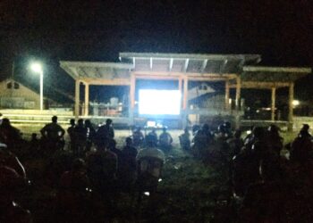 Karang Taruna Pinolosian Sukses Gelar Nobar Debat Calon Bupati dan Wakil Bupati Bolsel