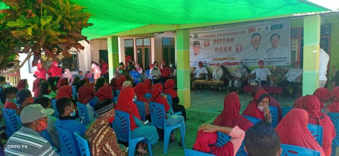 
 Kampanye di Desa Salongo Timur, BERKAH akan Majukan Sektor Wisata