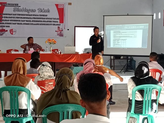 
PPS dan KPPS 10 Desa di Kecamatan Pinolosian Ikuti Bimtek Digelar KPU