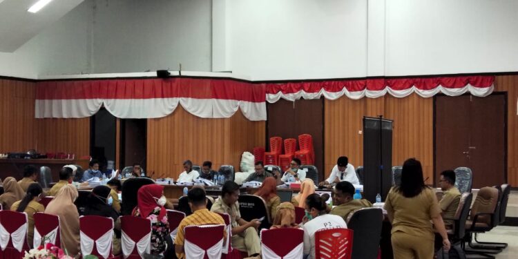 Banggar DPRD Bolsel dan Pemkab Bahas APBD 2021