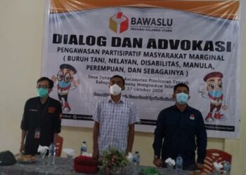 Bawaslu Sulut Dialog dan Advokasi Masyarakat Marginal