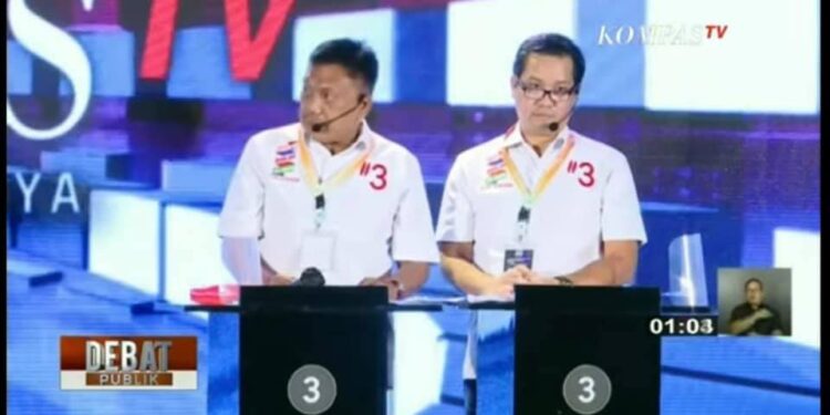 Olly-Steven Kembali Unggul di Debat Cagub Sulut
