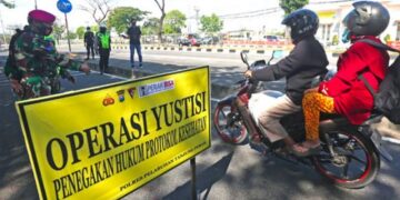 Polres Bolsel Terus Giatkan Operasi Yustisi Cegah Penyebaran Covid-19